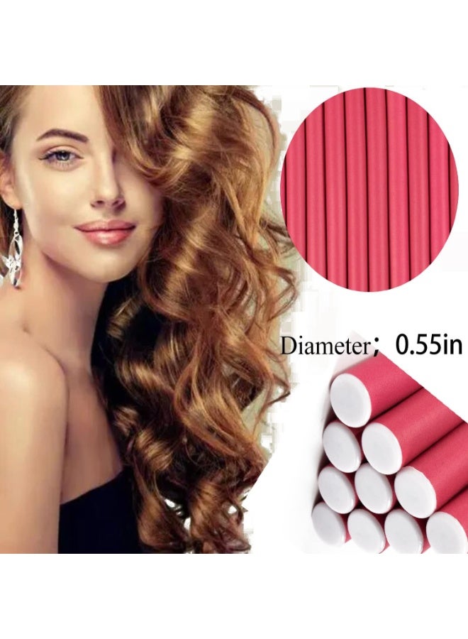Heatless Hair Curler Flexible Curling Rods, 10 Pcs - Image 3